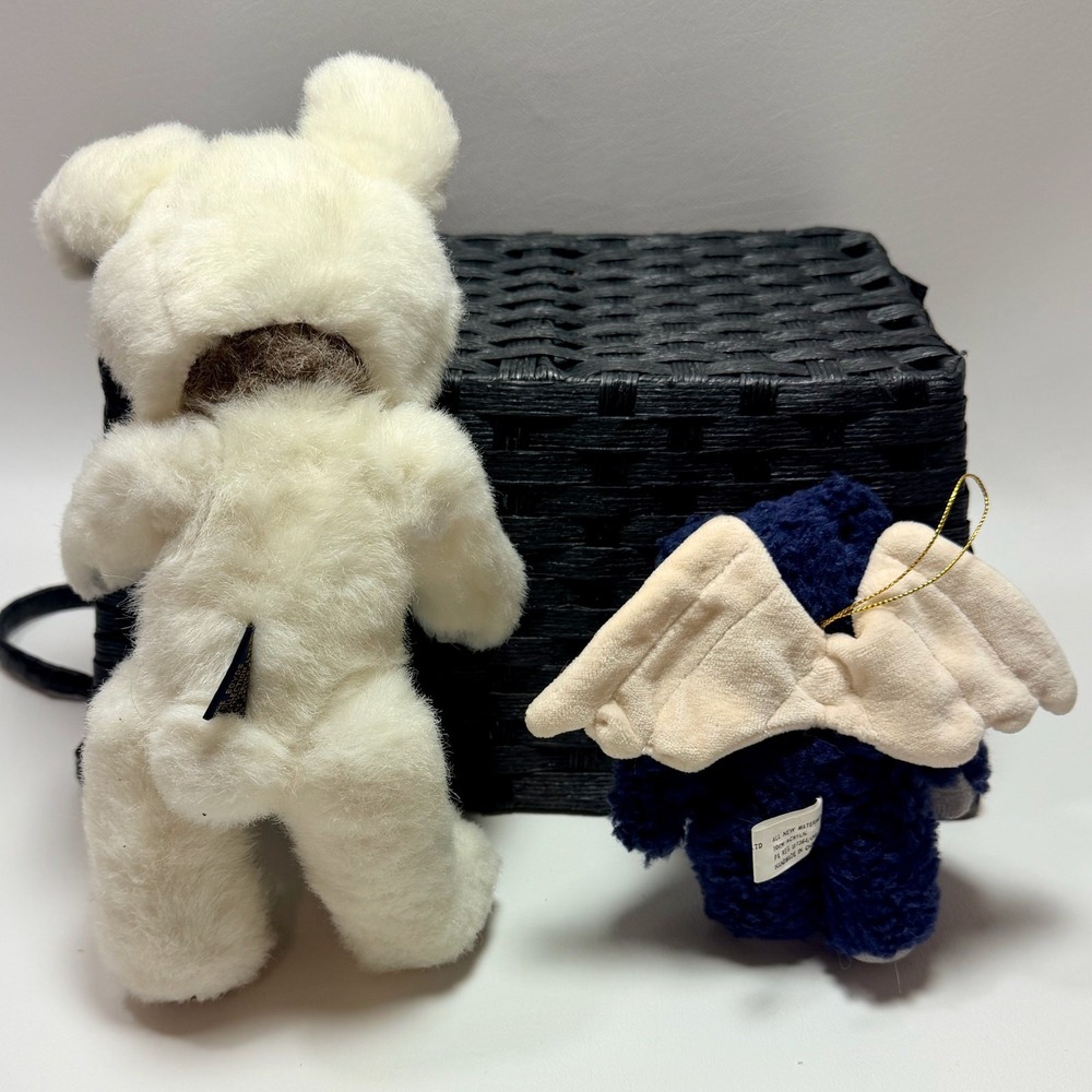 The Boyds Collection Blue Angel Bear and Master of Disguise Bunny - Picture 2 of 16